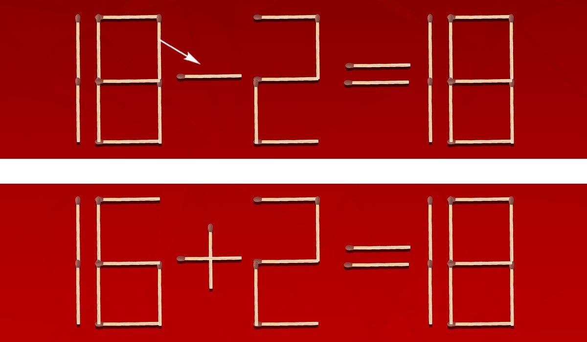 7-sekundová hádanka: treba presunúť iba jednu zápalku