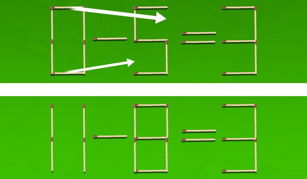 Ktoré 2 zápalky musia byť pretiahnuté, aby bola rovnosť správna: IQ test