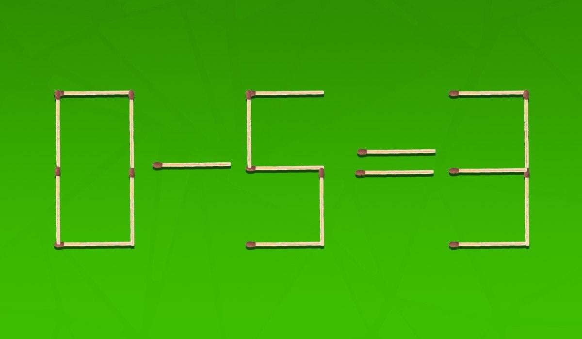 Ktoré 2 zápalky musia byť pretiahnuté, aby bola rovnosť správna: IQ test