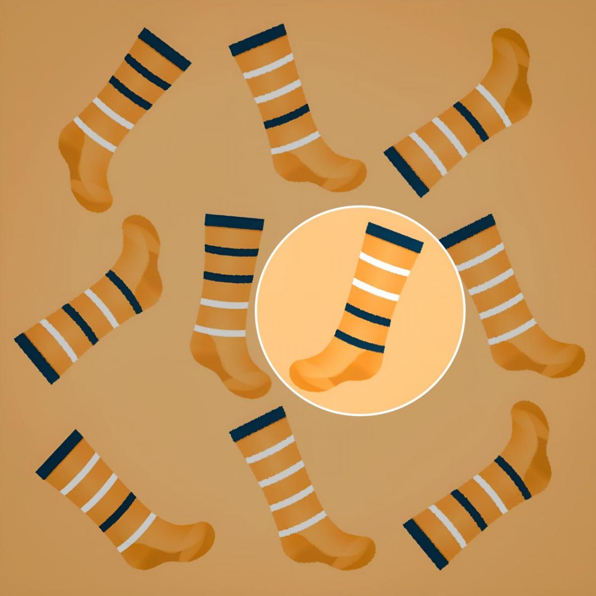 Ponožka bola takmer v strede skladačky / koláž Moje Ponožka bola takmer v strede skladačky / koláž Moje
