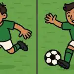 IQ test: nájdite 3 rozdiely na obrázku futbalistu za 23 sekúnd IQ test: nájdite 3 rozdiely na obrázku futbalistu za 23