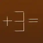 IQ test: stačí otočiť len jednu zápalku.