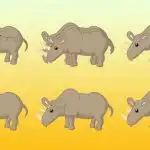 Koľko nosorožcov je na obrázku: len génius by to dokázal