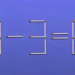 Len génius by dokázal vyriešiť hlavolam zo zápaliek za 9