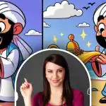 Aký je rozdiel medzi 2 kresbami s Aladinovou lampou: odpoveď