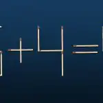 Ktorú zápalku treba presunúť, aby bola rovnosť pravdivá: náročná hádanka Ktorú zápalku treba presunúť, aby bola rovnosť pravdivá: náročná hádanka